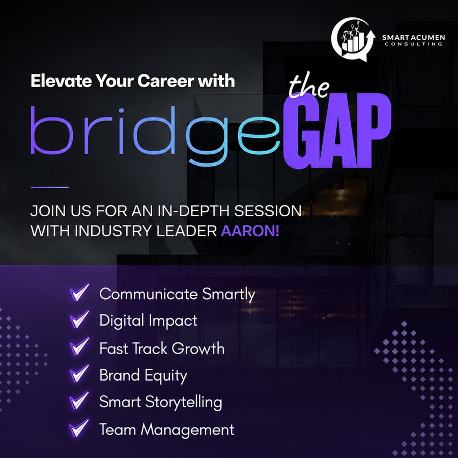 Bridge the Gap program by Smart Acumen Consulting — elevate your career